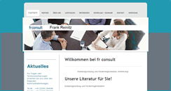 Desktop Screenshot of frconsult.de