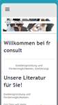 Mobile Screenshot of frconsult.de
